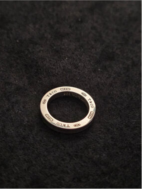 1837 Tiffany & Co. Sterling Silver "Return to Tiffany" Round Tag Pendant VTG